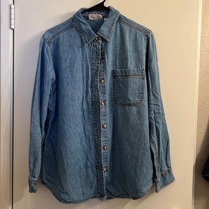 Faded Glory Denim Button Up